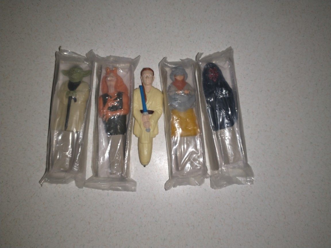 Star Wars Pens From Cheerios Cereal Box Prizes, Half Set