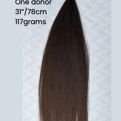 100% Raw human hair. Hair extensions. 
