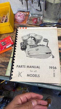 Harley-Davidson K Models Parts Manual 1952–1956