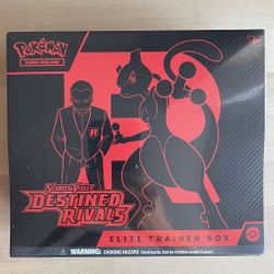 Pokemon TCG: Scarlet & Violet - Destined Rivals Elite Trainer Box - 9 Packs, Accessories, Promo
