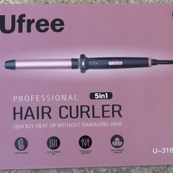 Ufree Profession Hair Curler 5 In 1 - NIB