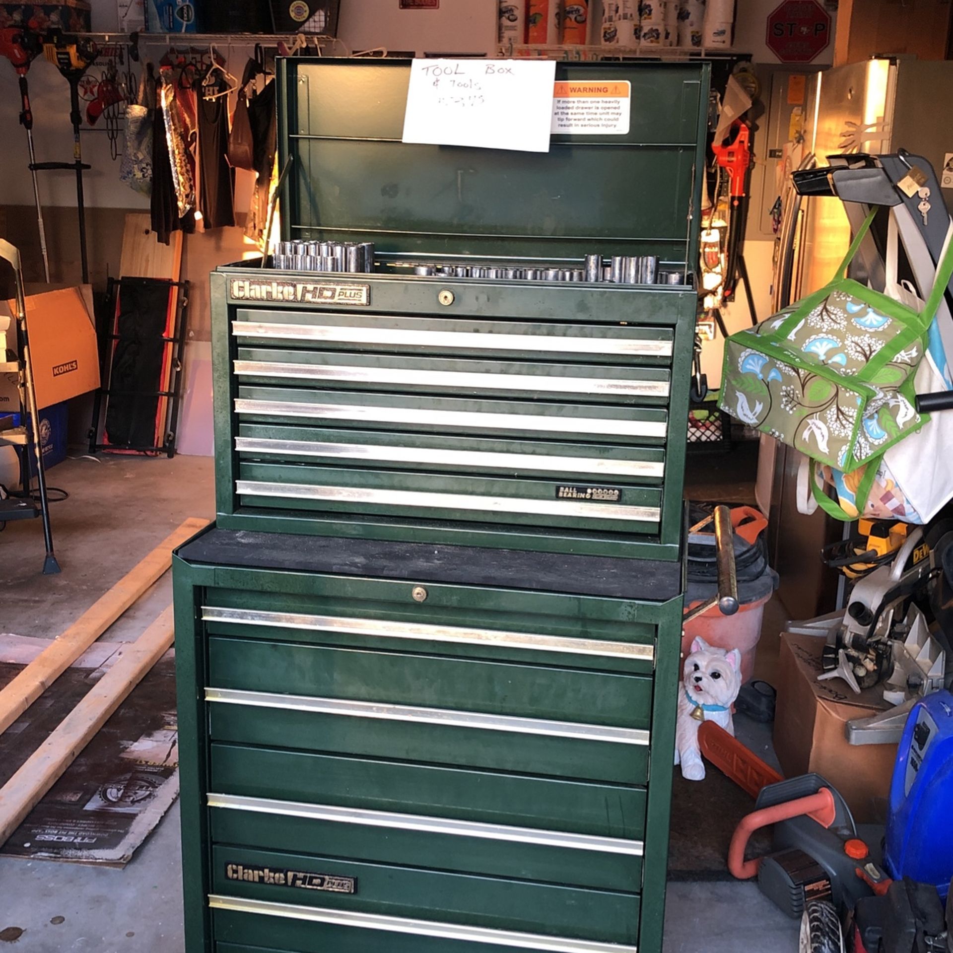 Clarke HD Plus Tool Box With Tools