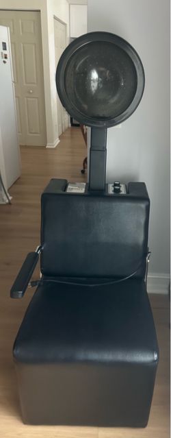 Hair dryer with chair