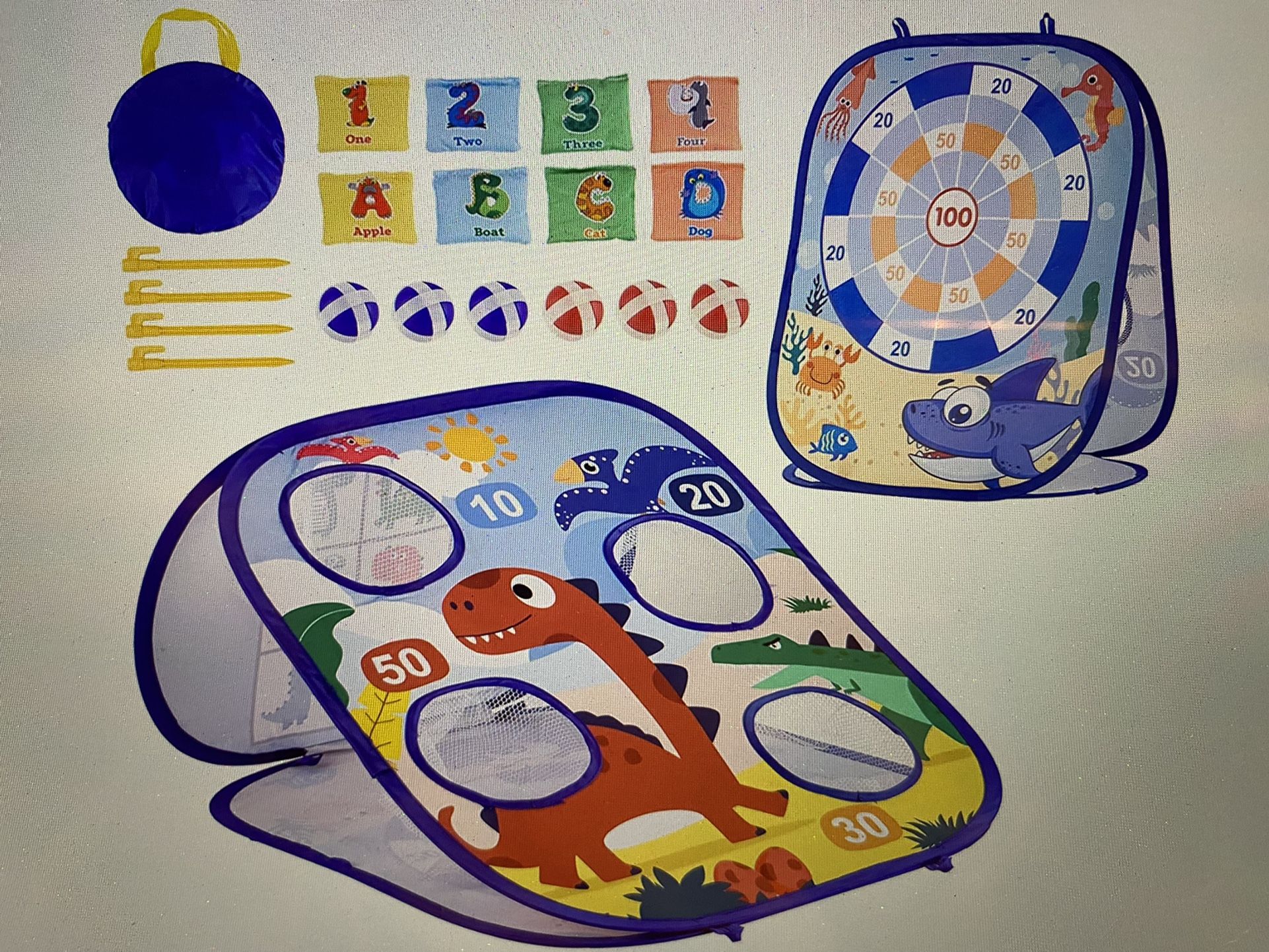 3 in 1 Bean Bag Toss Game