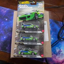 Hot Wheels Fast & Furious 1995 Mitsubishi Eclipse (Brian’s Car) – New (3 Available)