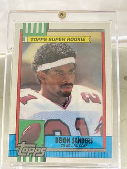 1990 Topps Super Rookie Deion Sanders