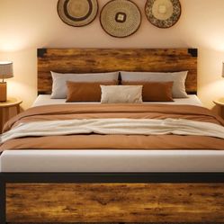 Queen Sized Bed W/Mattress 