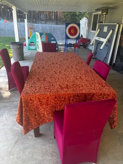 Solid wood table - can be refinished