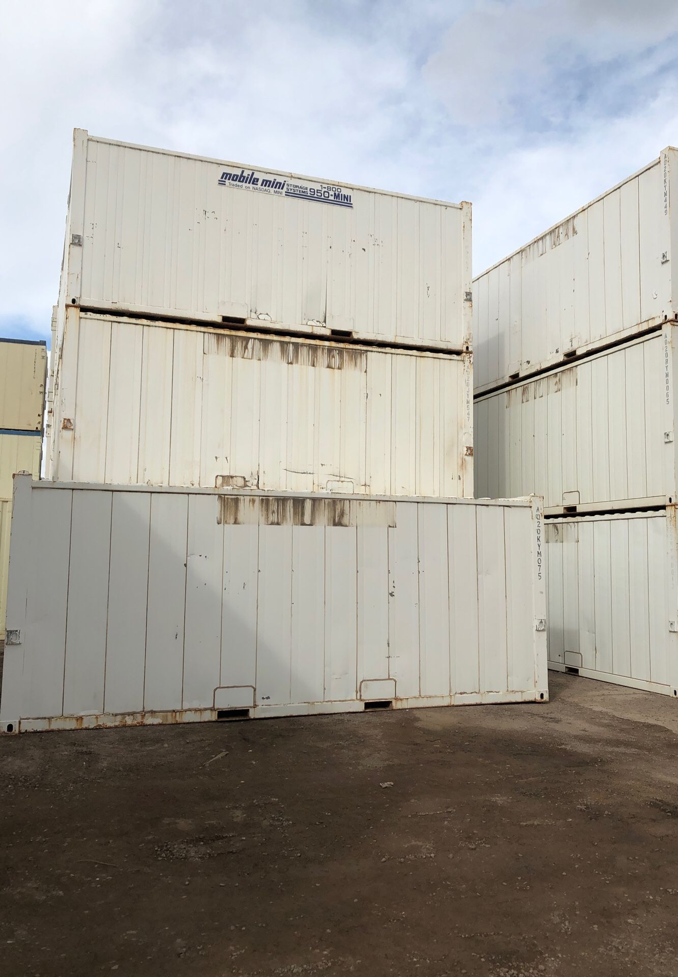 LOCAL 8x20 spray foam insulated shipping container connex storage with man door lockbox and ventilation