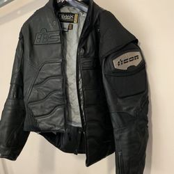 IICON  Titanium leather jacket