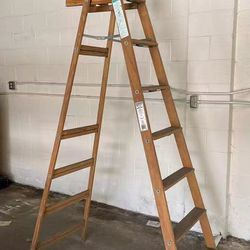 Used. 8’ Wood Ladders.