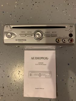 Audiovox AVD300  Mobile Slot In DVD CD MP3 Player Including Owner's Manual & Remote