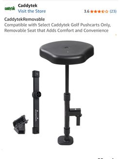 Caddytek Removable Golf Push Cart Seat