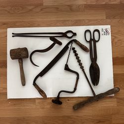 Various Antique Primitive Tools