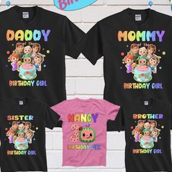 Cocomelon Birthday Day Shirts