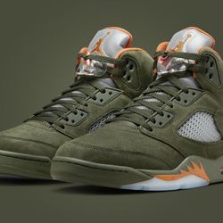 Jordan 5 Olive Green