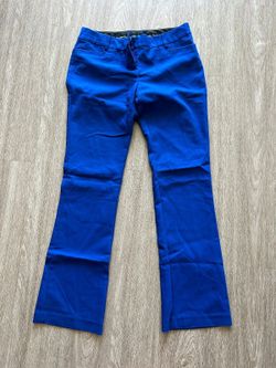 Express Women's Blue Straight Leg Work Pants
