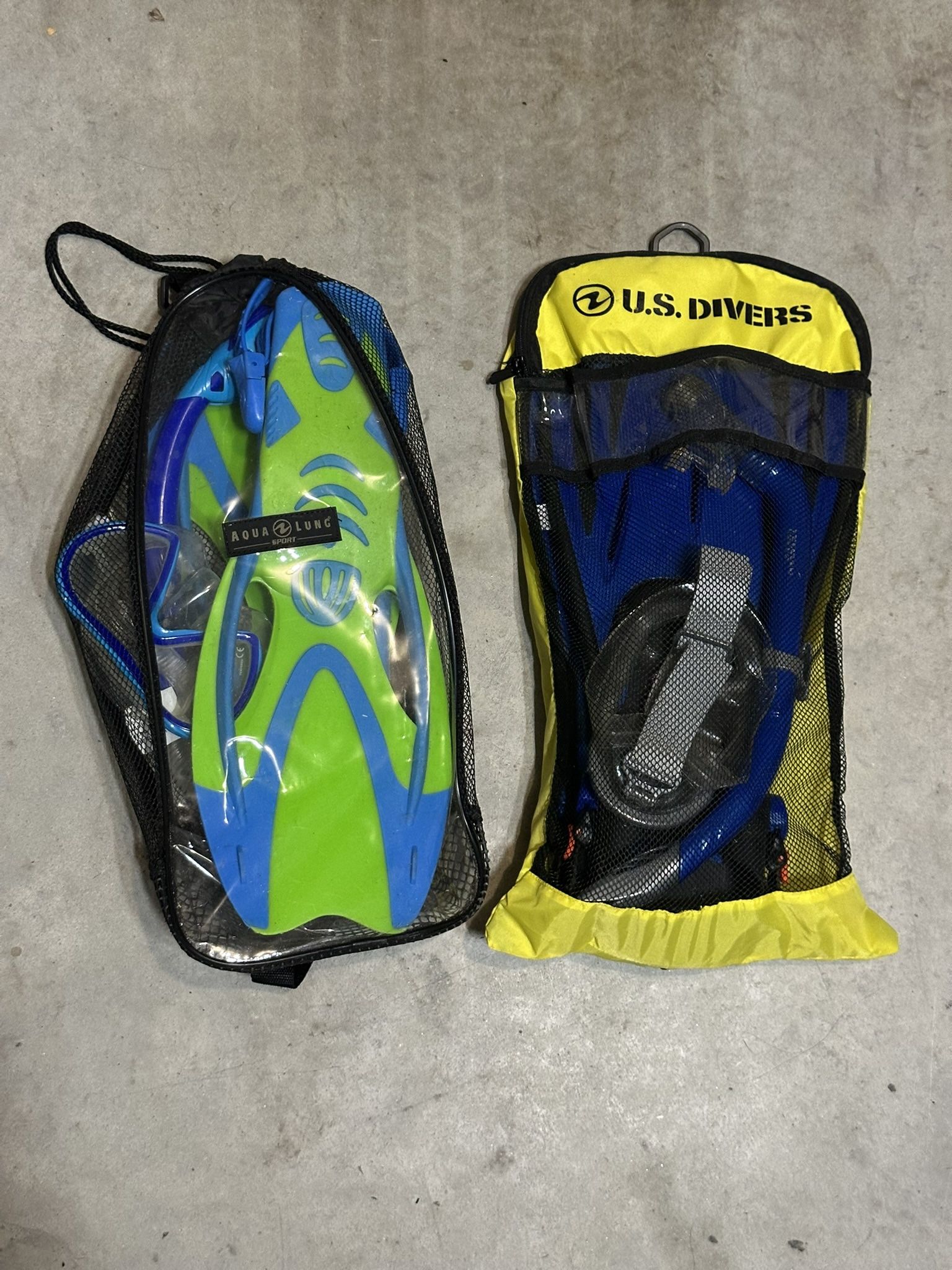 Two Sets Snorkeling Gear