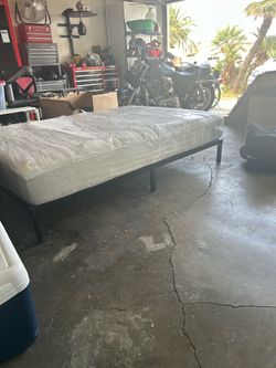New bed frame with older still good-nice mattress
