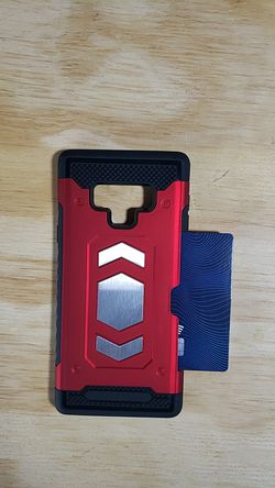 Red OEM Case for Samsung Note 9 Full Body Protection Armor case with car Mount Mag