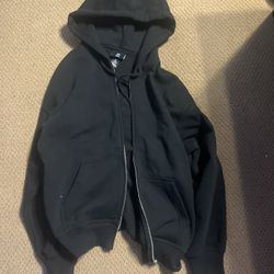 H&M Black Jacket Size Men’s Small Long Sleeve Full Zip