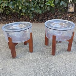 2 Slopper Stopper Dog Water Bowls