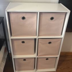 6-Drawer Cube Bookshelf/Dresser