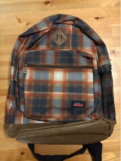Dickie’s Plaid Backpack 2 Pocket - New