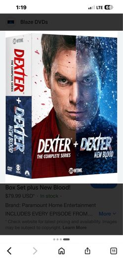 DEXTER THE COMPLETE SERIES