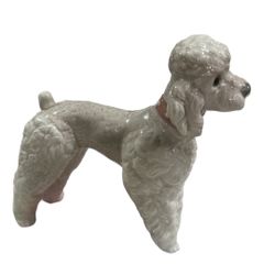 Lladro Vintage 1259 Poodle Standing Wolly Poodle