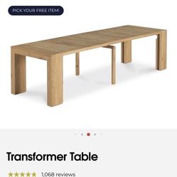 Dinning table set-transformer table, chairs, bench, dinning table, coffee table