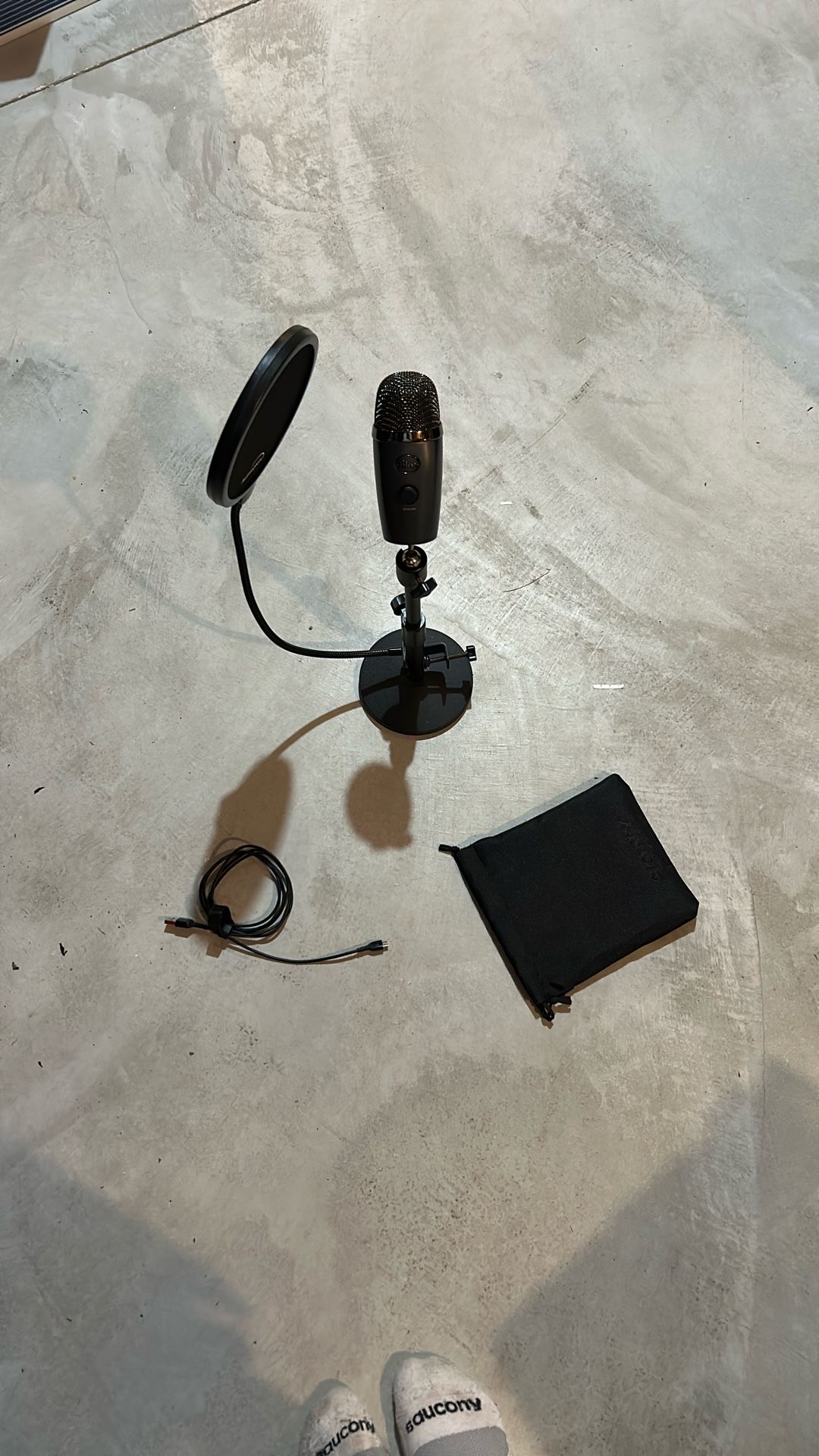 Blue Yeti USB Microphone With Pop Filter