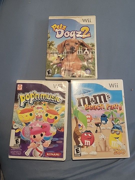 3 Wii Games