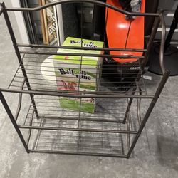 metal shelf