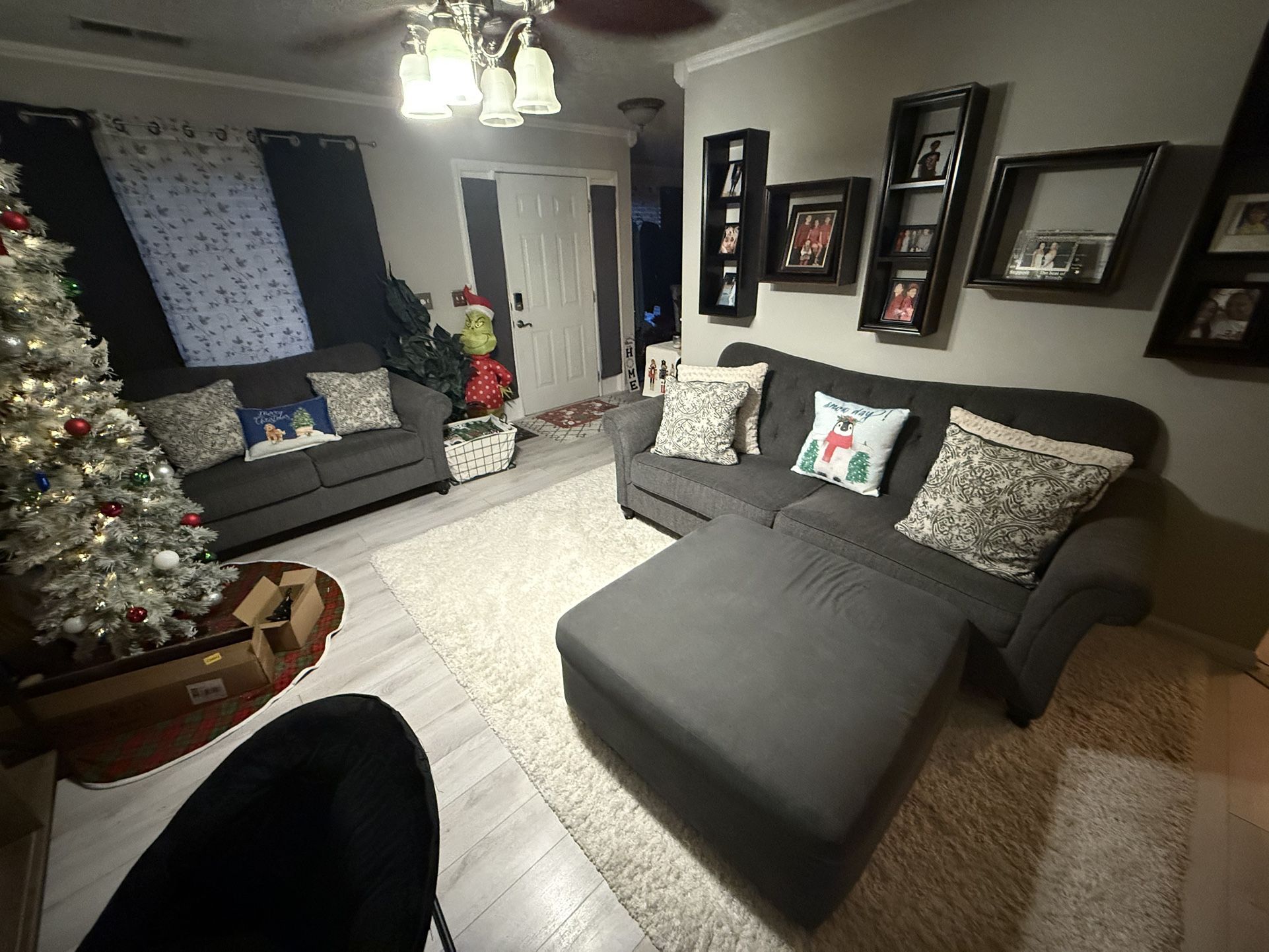 Couch, Loveseat, And Ottoman