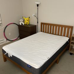 Full Size Mattress With Frame (Pickup Only)