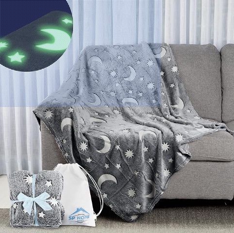 Glow In The Dark Blanket 50 X 60in