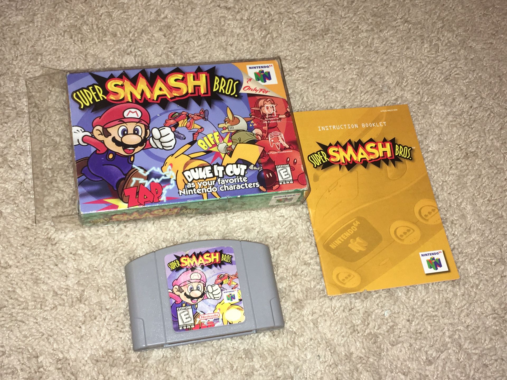 Super Smash Bros for N64 - Authentic and CIB
