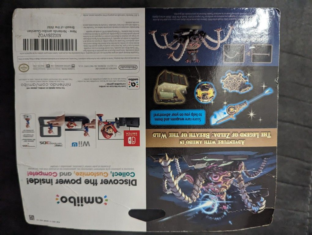 Zelda Breath Of The Wild Guardian Amiibo