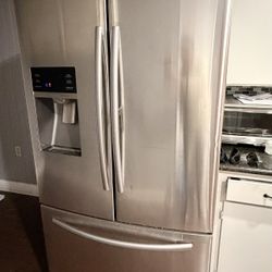 Refrigerator Samsung Stainless Steel 