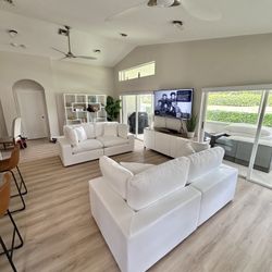 White Cloud Couch Sectional Sofa (NEW)