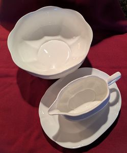 Block Windsor Bowl and Gravy Boat