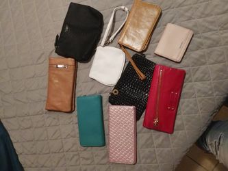 Wallets/coin purses/make up bags