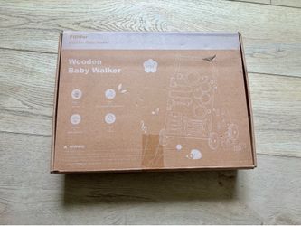 Pithfor Wooden Baby Walker
