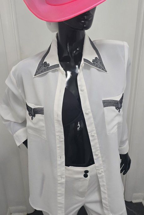Kathy Che VTG Women’s 12 White Black