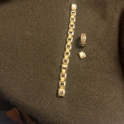 Men’s Ring And Matching Bracelet  