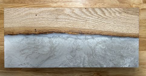 Maple and Resin Serving Board