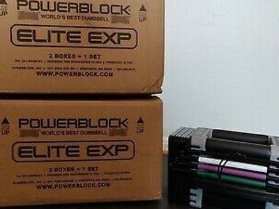 Powerblock Elite Exp 2020 Dumbbells (2 Included) 50 Pounds Each New