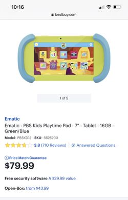 PBS kids tablet