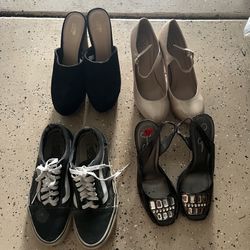 Women 8.5 Shows And Heels Bundle